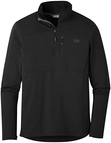 Outdoor Research Men’s Vigor Quarter-Zip Midlayer Performance Fleece – Wicking, Breathable, and UPF 30 Protection