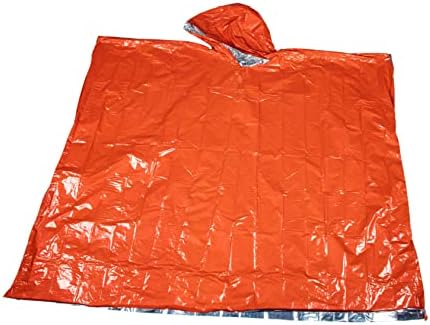 BESPORTBLE Emergency Warm Raincoat Mens Raincoat with Hood Camping Survival Gear Camping Emergency Blankets Rain Suit Reflective Emergency Rain Poncho Outdoor Rain Poncho Rain Ponchos Suit