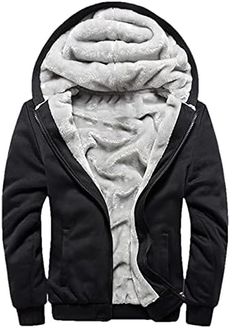 JiangWu Womens Fashion Fleece Sherpa Lined Hooded Coat Winter Thicken Warm Jacket