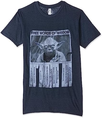 Star Wars Young Men’s Words of Wisdom T-Shirt