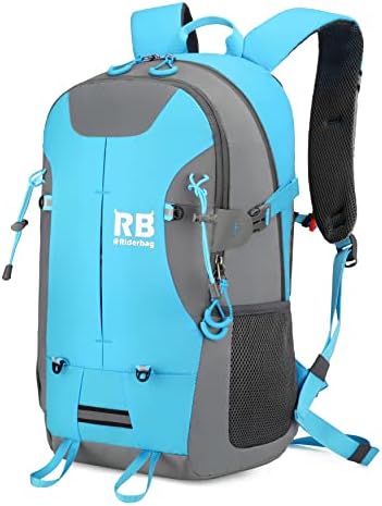 @Riderbag Reflective Backpack that keeps you safe day and night, Motorcycle Riding backpack, Bike Commuter backpack with Waterproof rain cover. Backpack for men