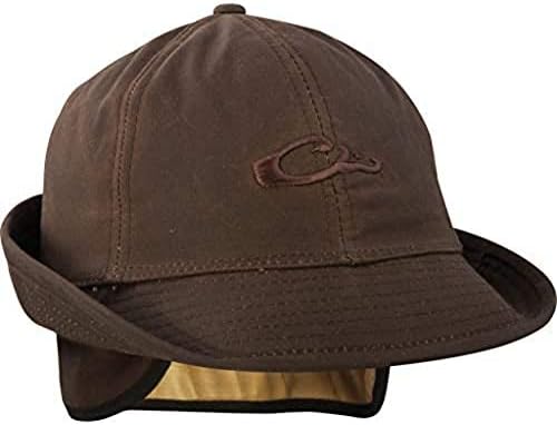 Drake Waterfowl Unisex DH7007-BRN Waxed Canvas Insulated Jones Hat