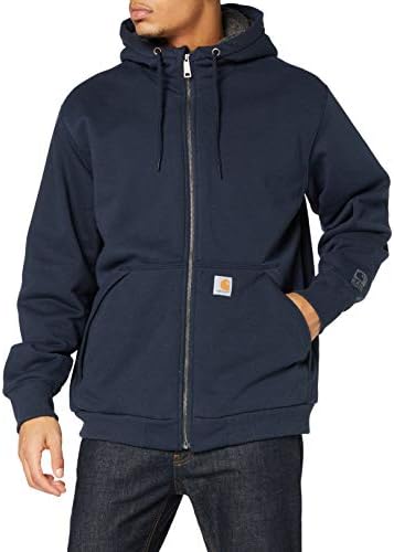 Carhartt Men’s Rain Defender® Relaxed Fit Midweight Sherpa-Lined Full-Zip Sweatshirt