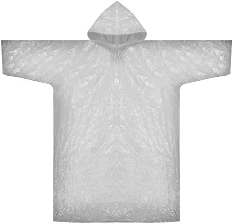 SE Clear Emergency Poncho with Hood and Sleeves – EP11A-CL