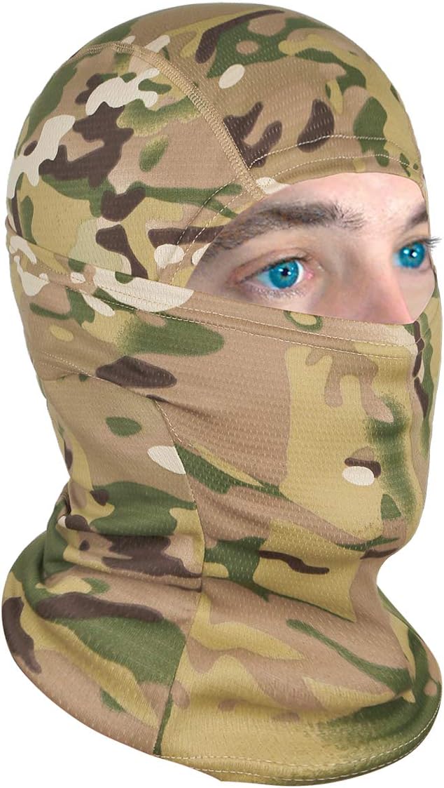 Achiou Balaclava Face Mask, Shiesty Mask for Ski Labour Tactical Motorcycle Running, UV Protection, Lightweight