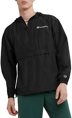 Champion Men’s, Stadium Packable Wind and Water Resistant Jacket (Reg. Or Big & Tall)