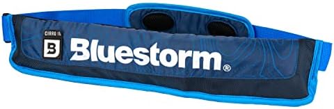 BLUESTORM Cirro 16 Inflatable Belt Pack for Adults | Manual Inflation | US Coast Guard Approved Life Jacket (PFD) | for Kayaking, Stand Up Paddleboarding and More
