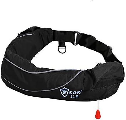Eyson Inflatable Life Jacket Life Vest Life Ring Belt Pack Waist Bag Manual