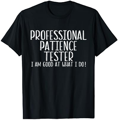 Professional Patience Tester Funny Kids Toddler Overthinker T-Shirt