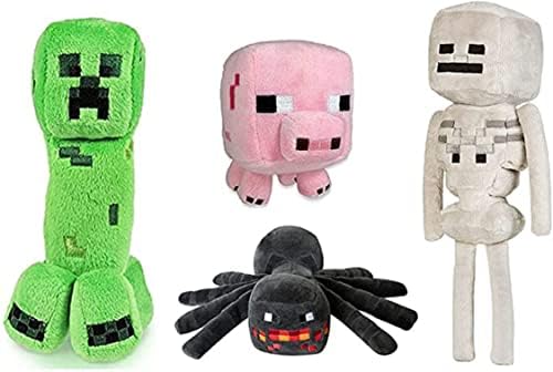 OVITTAC Creeper Plush, Piggy, Skeleton Shooter, Little Spider Plush Game Plush Stuffed Toys, Birthday Gifts for Kids and Fans…