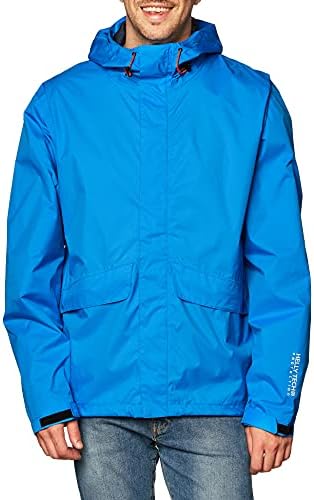 Helly-Hansen Manchester Waterproof Rain Jackets for Men Featuring Breathable Water- and Windproof Construction, Storm Flap