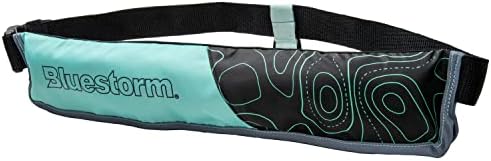 BLUESTORM Cirro 16 Inflatable Belt Pack for Adults | Manual Inflation | US Coast Guard Approved Life Jacket (PFD) | for Kayaking, Stand Up Paddleboarding and More