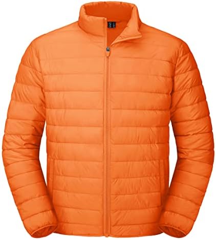 MAGCOMSEN Men’s Puffer Jacket Lightweight Warm Winter Coats Water Repellent Windproof Insulated Jacket