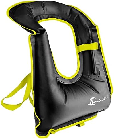 Snorkel Vest for Adults, Inflatable Swim Vest Jackets for Women/Men,Swimming Vests for Kayaking, Paddle Boarding, Fishing, Surfing, Snorkel, Watersports, Rafting