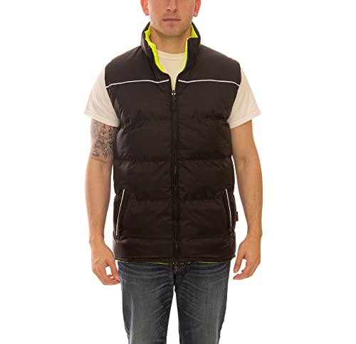 TINGLEY RUBBER V26022 2X Reversible Insulated Vest, Lime,XX-Large