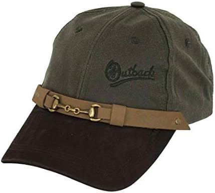 Outback Trading Company Unisex 1482 Waterproof 6-Panel Breathable Cotton Oilskin Equestrian Baseball Cap – One Size