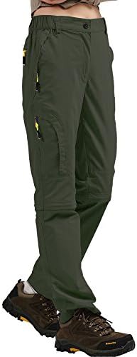 Women’s Hiking Pants Convertible Quick Dry Stretch Lightweight Zip-Off Outdoor Fishing Travel Safari Pants