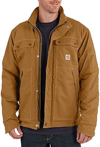 Carhartt Men’s Flame Resistant Full Swing Relaxed Fit Quick Duck Insulated Coat