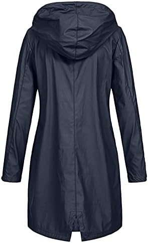 SHOPESSA Winter Jackets for Women Extreme Cold Waterproof Outerwear Rain Trench Coat Women with Hood Windbreaker Overcoat
