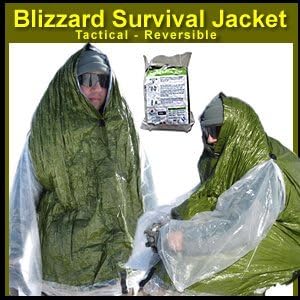 Blizzard Survival Jacket – Tactical/Reversible – Emergency Core Insulator