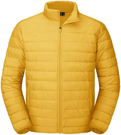 MAGCOMSEN Men’s Puffer Jacket Lightweight Warm Winter Coats Water Repellent Windproof Insulated Jacket