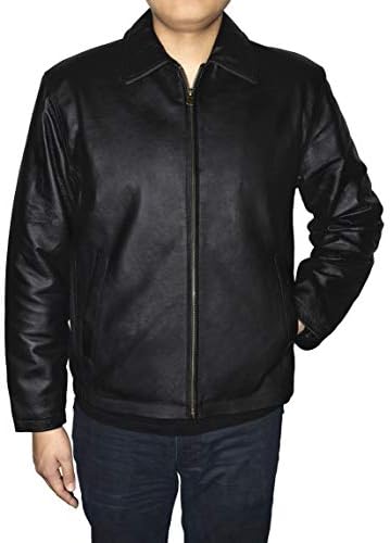 Victory Outfitters Men’s Genuine Leather Open Bottom Jacket