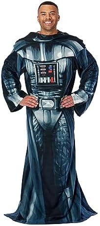 STAR WARS Comfy Throw Blanket with Sleeves, Adult-48 x 71 Inches, Being Darth Vader