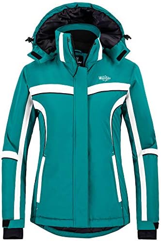 Wantdo Women’s Waterproof Ski Jacket Warm Winter Snow Coat Windproof Snowboarding Jackets Insulated Parka