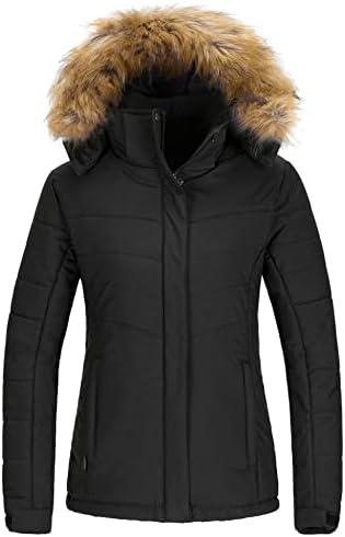 wantdo Women’s Waterproof Ski Jacket Hooded Snow Coat Mountain Winter Parka Snowboarding Jackets