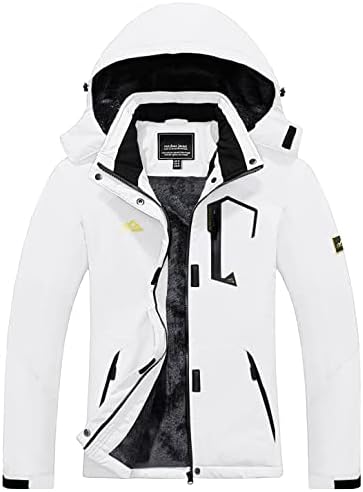 BIYLACLESEN Women’s Ski Jacket Warm Fleece Lined Winter Coats Water Resistant Snow Jackets Parka with Multi Pockets