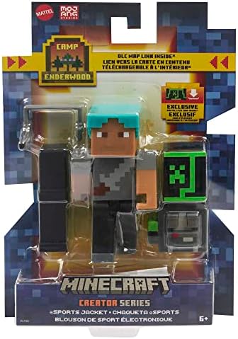 Mattel Minecraft Game, Creator Series Figures and Accessories, 3.25-inch, Collect, Pose and Battle