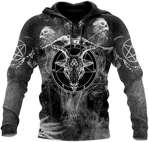 Mgyfady Unisex 3D Realistic Printed Novelty Hoodies for Men Women Cool Graphic Hooded Sweatshirt