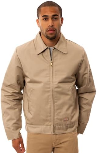 Dickies Men’s Insulated Eisenhower Front-Zip Jacket