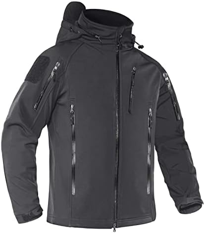 MAGNIVIT Men’s Special Ops Tactical Jacket Winter Waterproof Ski Hiking Jacket Grey