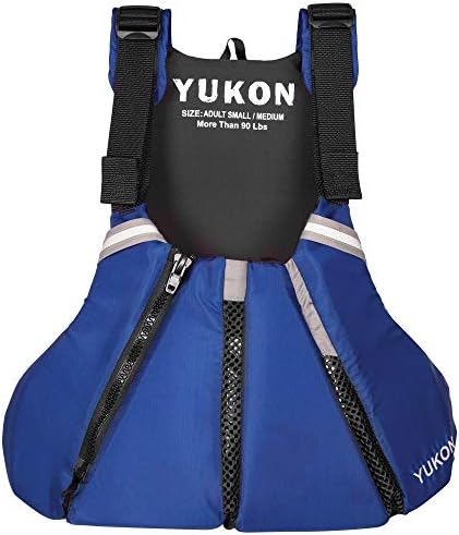 Yukon Charlie’s Sport Paddle Life Vest, Sapphire Blue, X-Small (13007-07-B-SA)