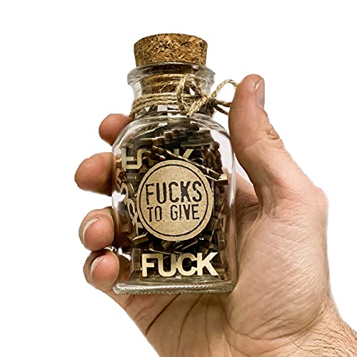 Jar of Fucks (5oz) Gift Jar “Fucks to Give”
