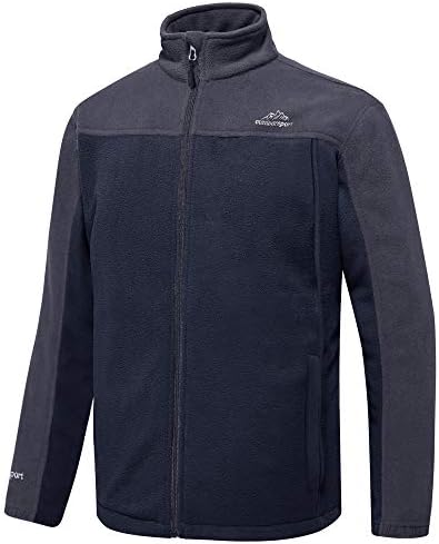 MAGNIVIT Men’s Fleece Jacket Full-Zip Soft Polar Winter Casual Outdoor Coat with Pockets